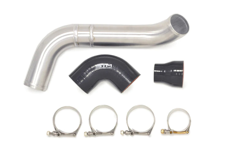 STM Evo 5/6 Lower Intercooler Pipe for Stock Frame Turbo (2.5in Aluminum)