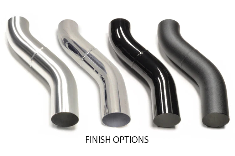 STM Evo 5/6 Lower Intercooler Pipe for Stock Frame Turbo (2.5in Aluminum)-5