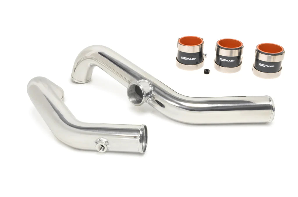 STM Evo 5/6 Aluminum 2.5in Upper Intercooler Pipe Kit-4
