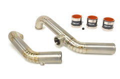 STM Evo 5/6 Titanium 2.5in Upper Intercooler Pipe Kit-1