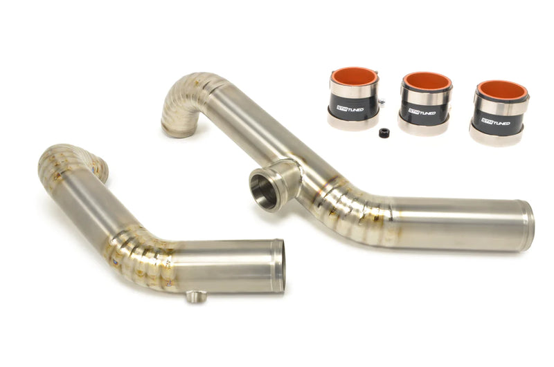 STM Evo 5/6 Titanium 2.5in Upper Intercooler Pipe Kit-1