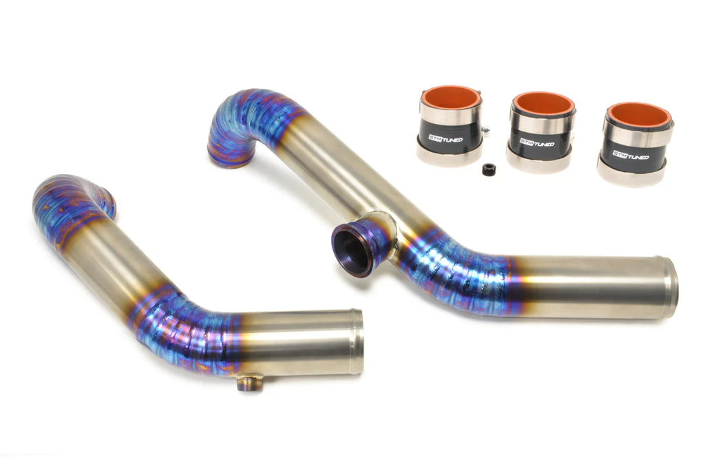 STM Evo 5/6 Titanium 2.5in Upper Intercooler Pipe Kit