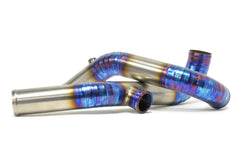 STM Evo 5/6 Titanium 2.5in Upper Intercooler Pipe Kit-5