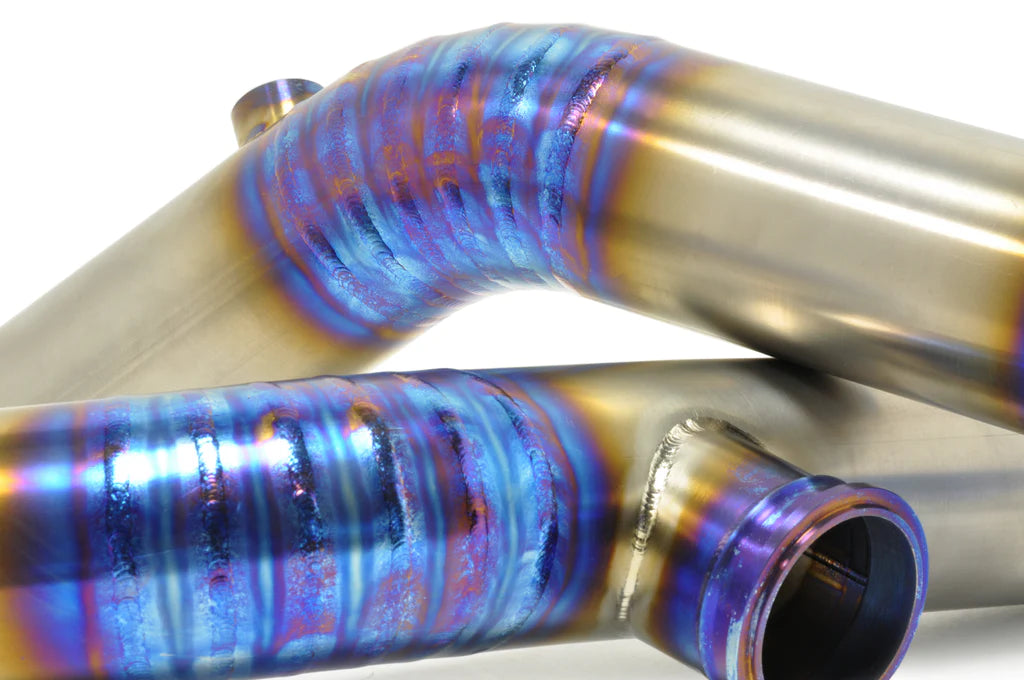 STM Evo 7/8/9 Titanium 2.5in Upper Intercooler Pipe Kit-6