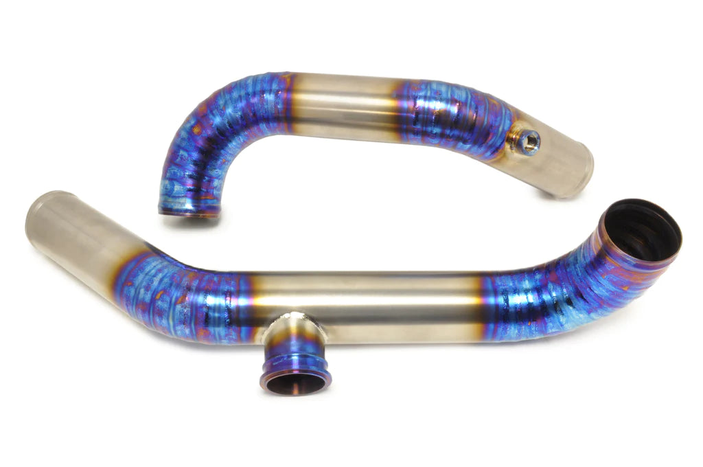 STM Evo 7/8/9 Titanium 2.5in Upper Intercooler Pipe Kit-8