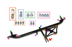 STM Evo 7/8/9 Bolt-On Parachute Mount Kit-8