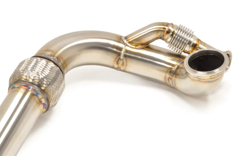 STM Evo 7/8/9 Downpipe O2 Recirculated for FP SS Housing-11