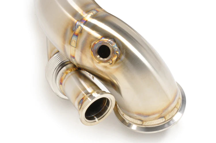 STM Evo 7/8/9 Downpipe O2 Recirculated for FP SS Housing-10