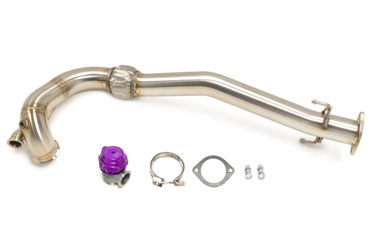 STM Evo 7/8/9 Downpipe O2 Recirculated for FP SS Housing-4