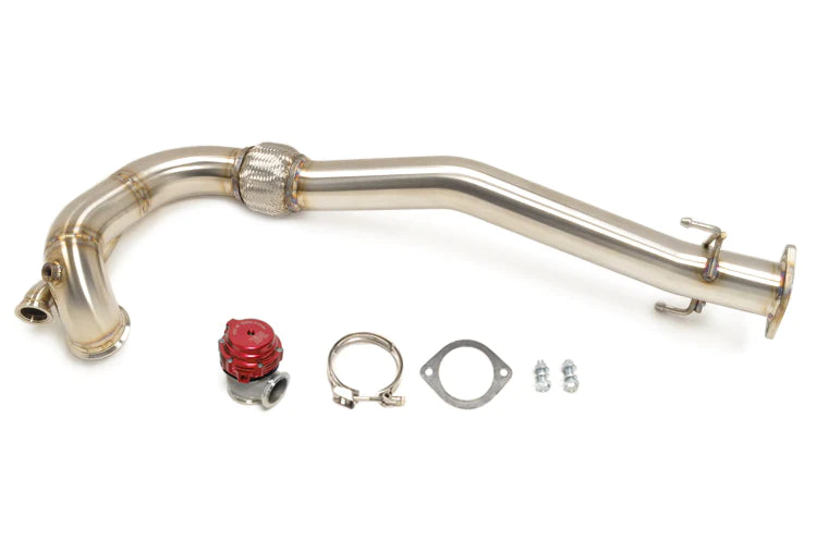 STM Evo 7/8/9 Downpipe O2 Recirculated for FP SS Housing-5