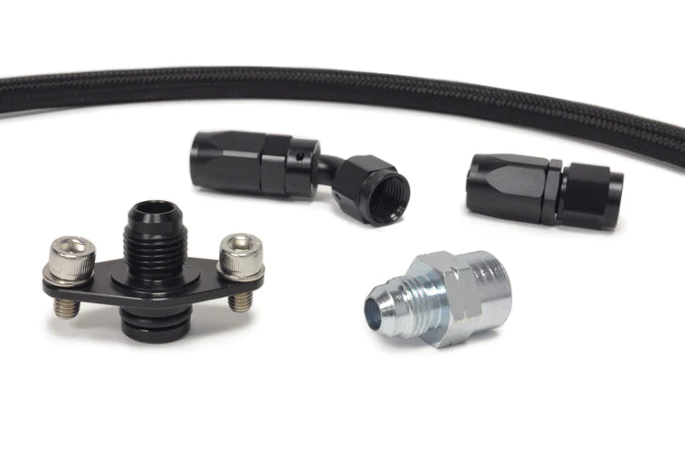 STM E85 Fuel Feed Kit (Hard Line to Rail) for Evo 7/8/9