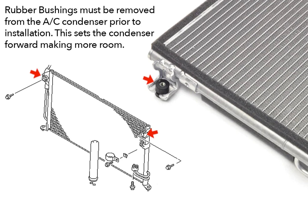 STM Evo 7/8/9 Billet Aluminum Slim Radiator