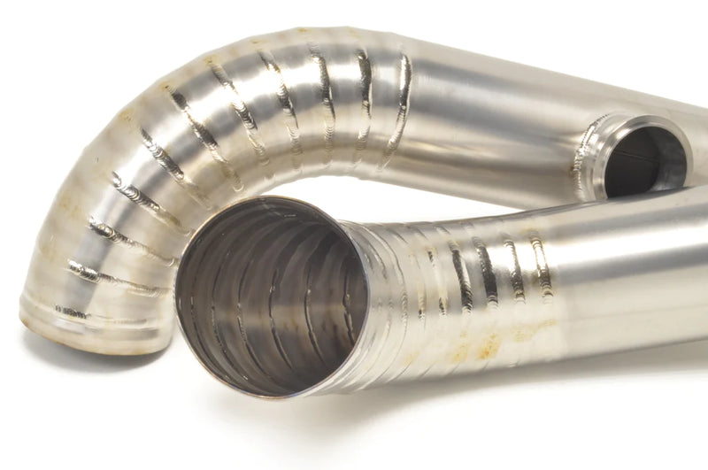 STM Evo 7/8/9 Titanium 3in Race Upper Intercooler Pipe Kit-2