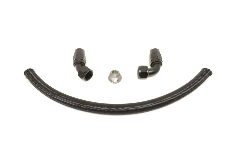 STM Evo 7/8/9 -AN Lower Hose Kit for STM Billet Radiator-1