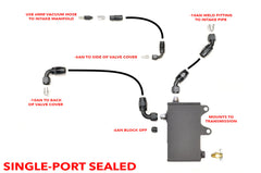 STM Evo 7/8/9 Oil Catch Can Trans Mount Sealed-3