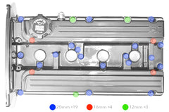 STM Stainless Valve Cover Bolt Kit - Evo 8/9-3