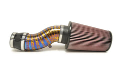 STM 3.5" Titanium SD Intake Burned Blue (No MAF) for Evo 8/9-2
