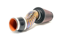 STM 3.5" Titanium SD Intake Burned Blue (No MAF) for Evo 8/9-3