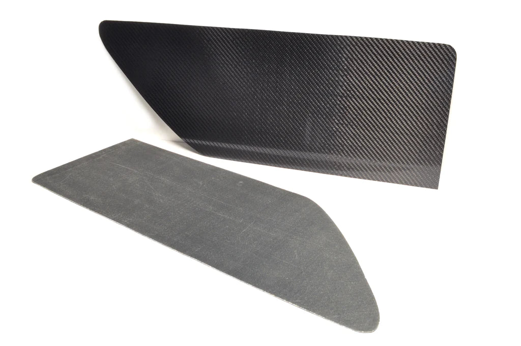 STM Carbon Fiber Front Bumper Shutters - Evo 8