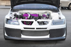 STM Carbon Fiber Front Bumper Shutters - Evo 8-3