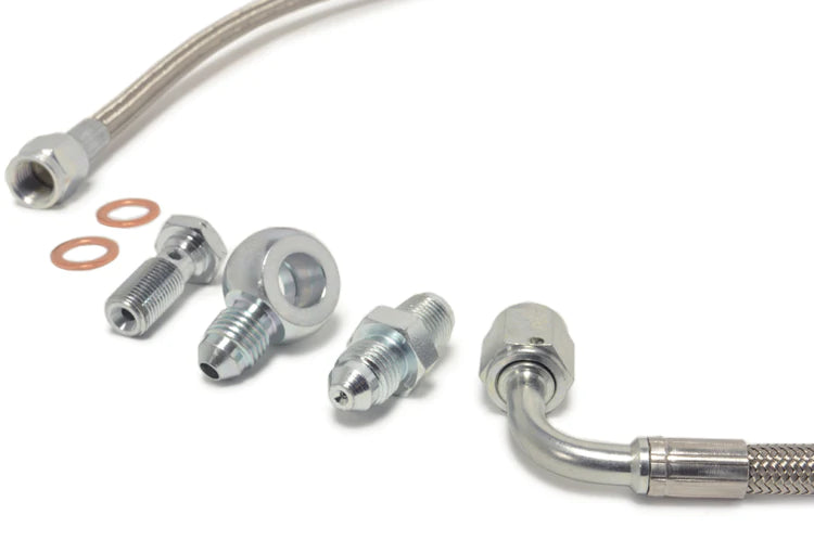 STM Oil Feed Line Kit for Garrett GT30/35R Turbo - Evo X