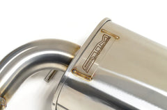 STM Evo X Stainless Cat-Back Dual Exit Exhaust  (With Muffler)-3