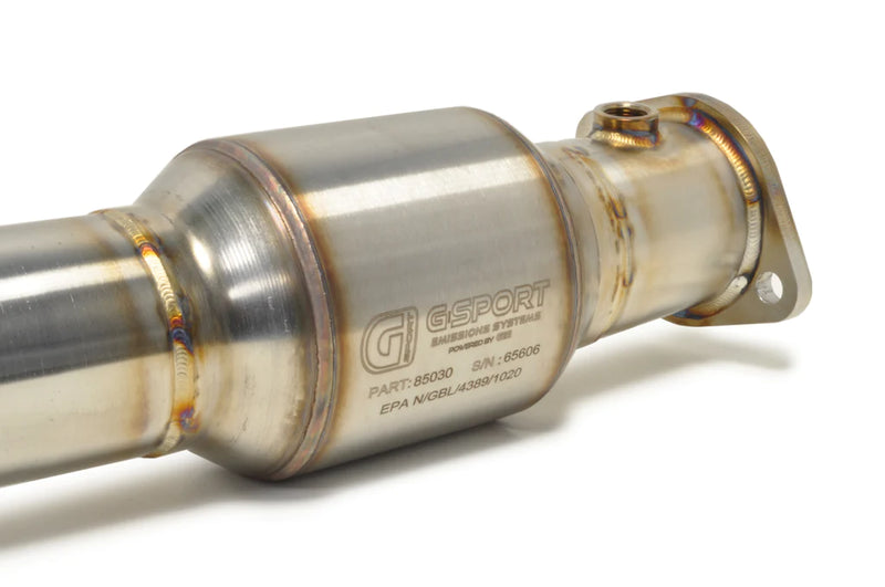 STM Evo X GESi EPA Stainless High Flow Cat-3