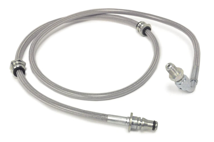 STM Stainless Steel Braided Clutch Line - Evo X