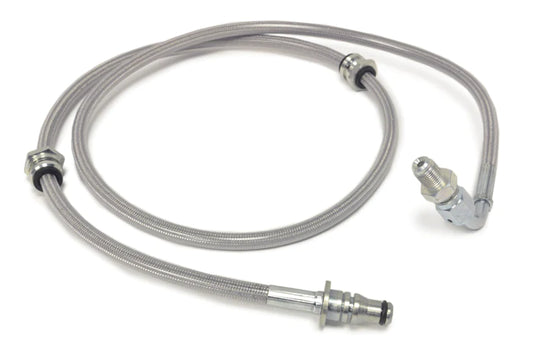 STM Stainless Steel Braided Clutch Line - Evo X