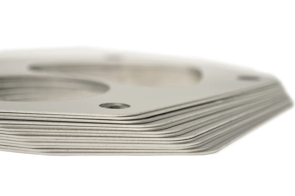 STM Evo X Stainless Steel Divided Turbo Outlet Gasket-3