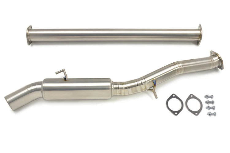 STM Evo X Titanium Single Exit Cat-Back Exhaust-3