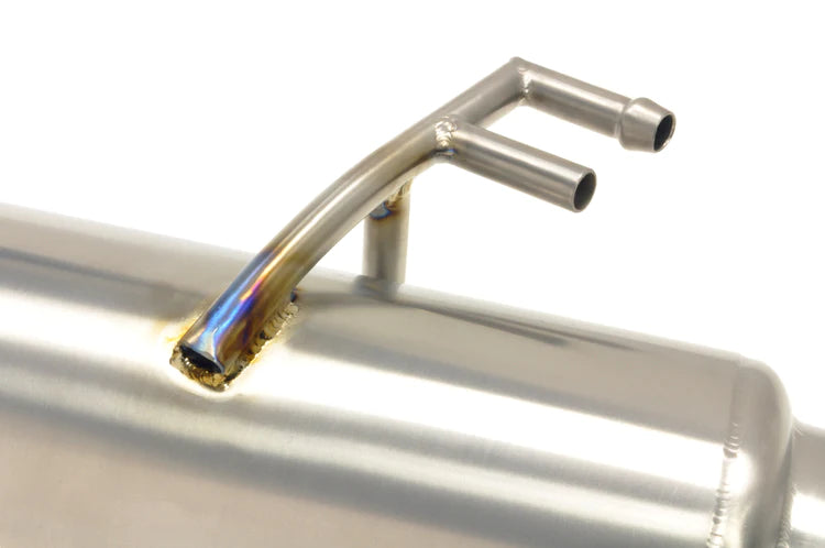 STM Evo X Titanium Single Exit Cat-Back Exhaust-6