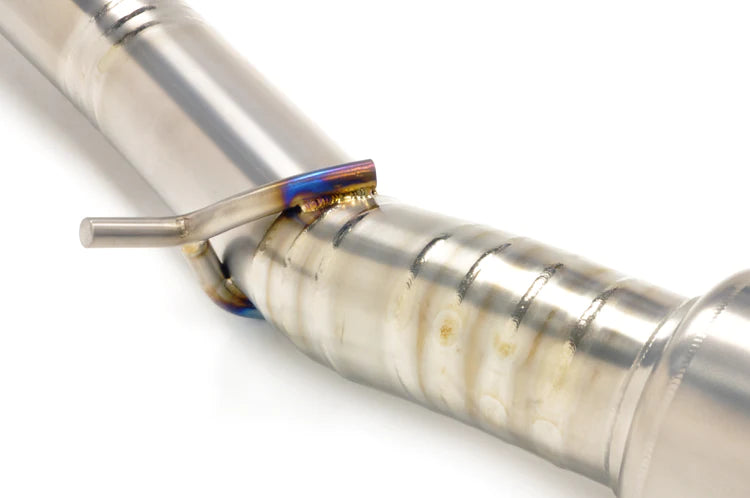 STM Evo X Titanium Single Exit Cat-Back Exhaust-9