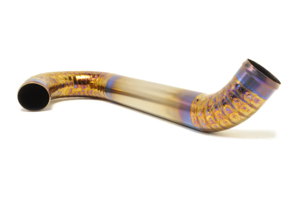 STM Evo 7/8/9 Lower Intercooler Pipe for Stock Frame Turbo (Titanium)