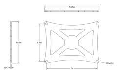 STM Drag Racing Parachute Mount Plate (PMP-MS)-3