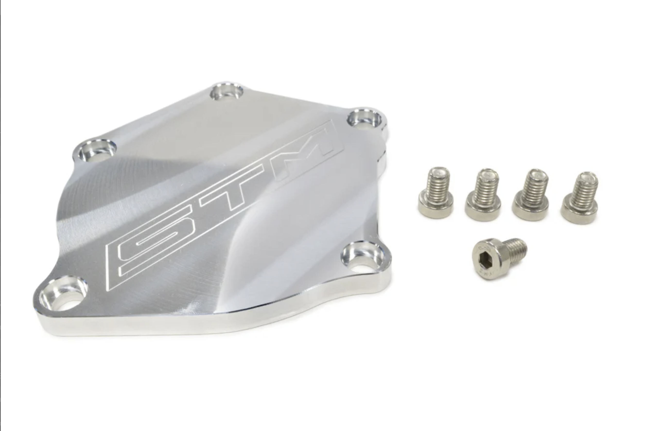 STM Water Pump Block Off Plate for Evo 8/9 (EVO89-WPBO)-3