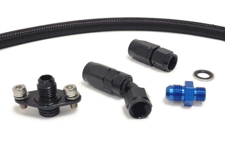 STM E85 Fuel Feed Line Kit (-6 Filter to Rail) for DSM/3000GT